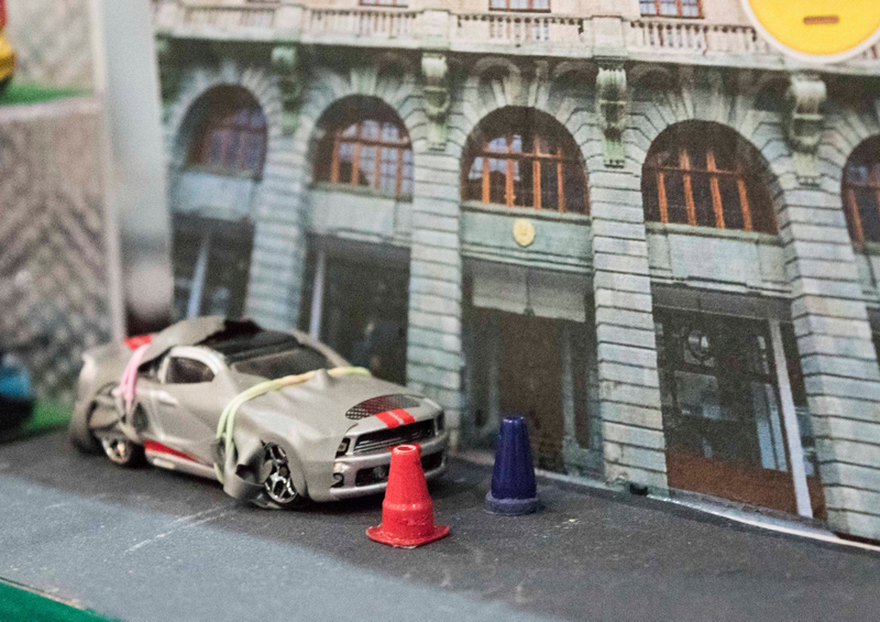 One of the most intriguing customs, this is an almost accurate depiction of a very famous, abandoned (sadly) Shelby in the heart of Colombo. (photo credits - Ruchiran Ekanayake)